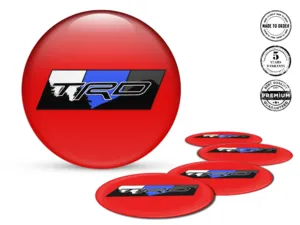 Toyota TRD Decalcomania Ruota Tuning Radiant Flow Vector